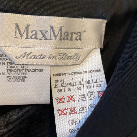 MaxMara Black Sheath Dress - Picture 5 of 8